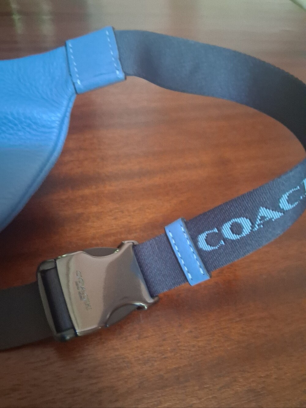Coach CE649 Sprint Belt Bag Sky Blue - Picture 8 of 11